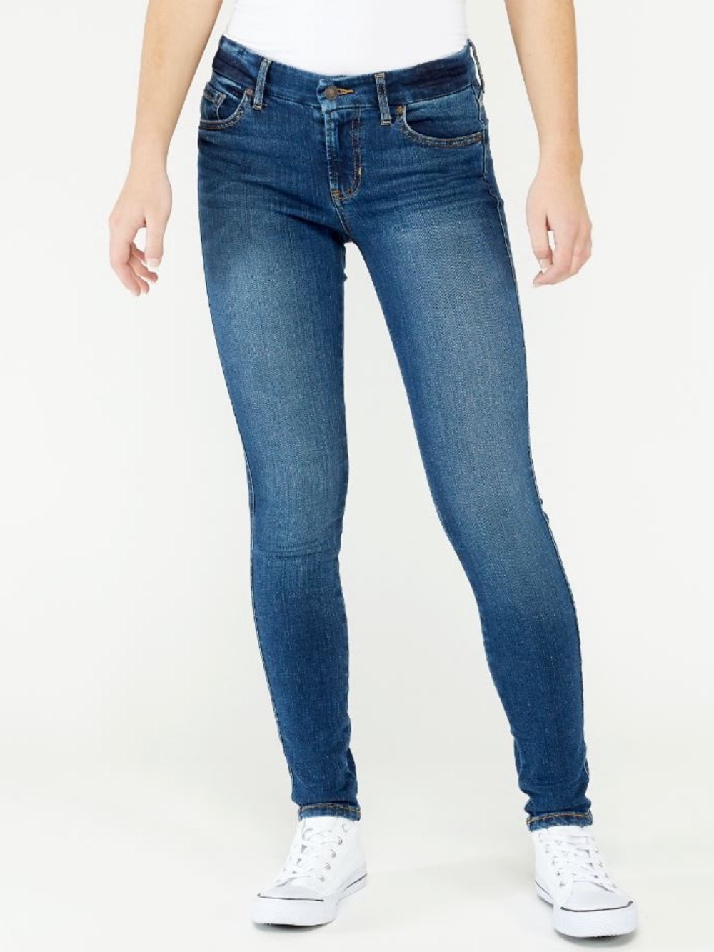 Guess| Power Curvy Skinny Jeans Medium Wash Sz 30